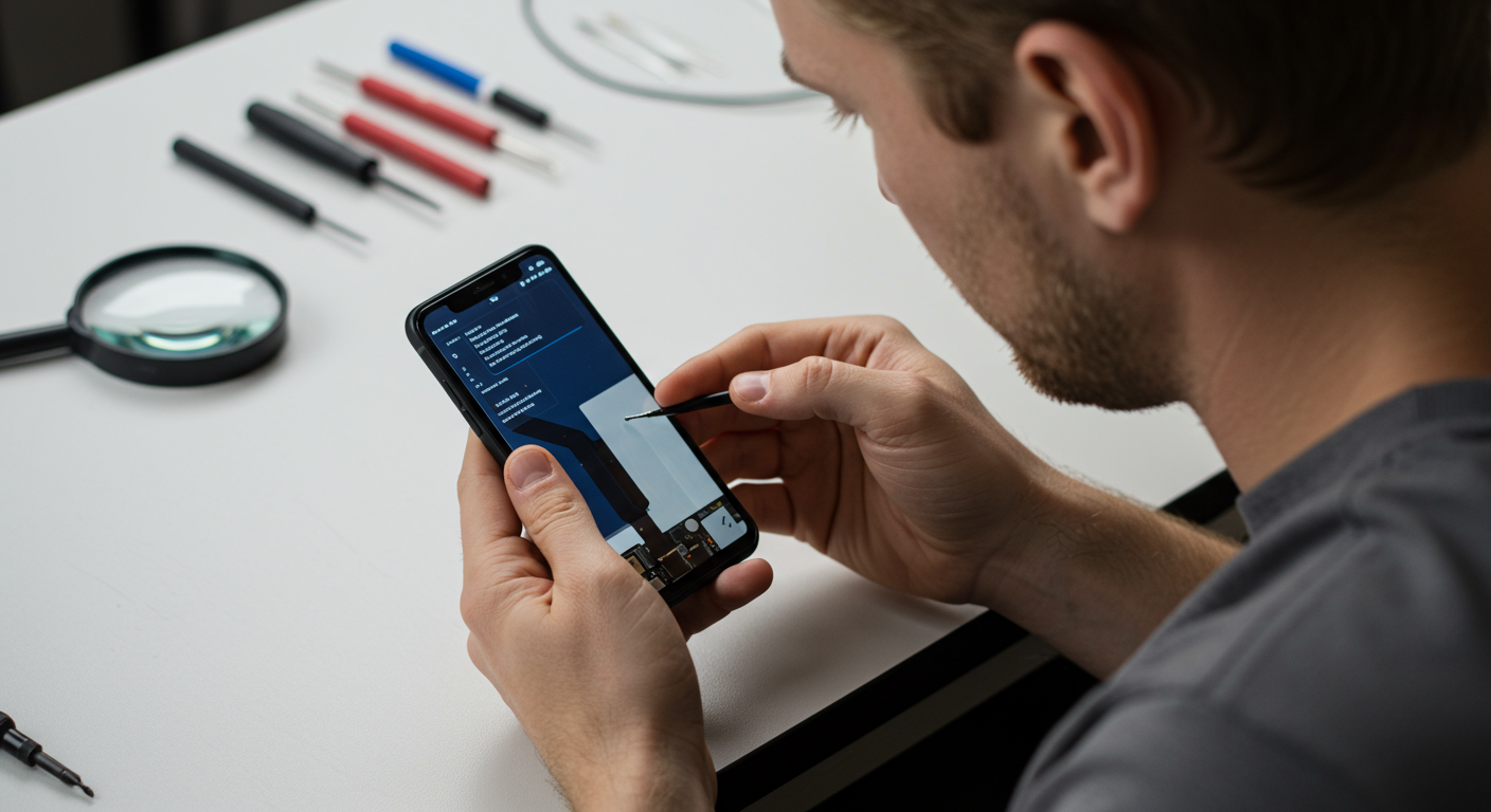 Diagnóstico de problemas em smartphone